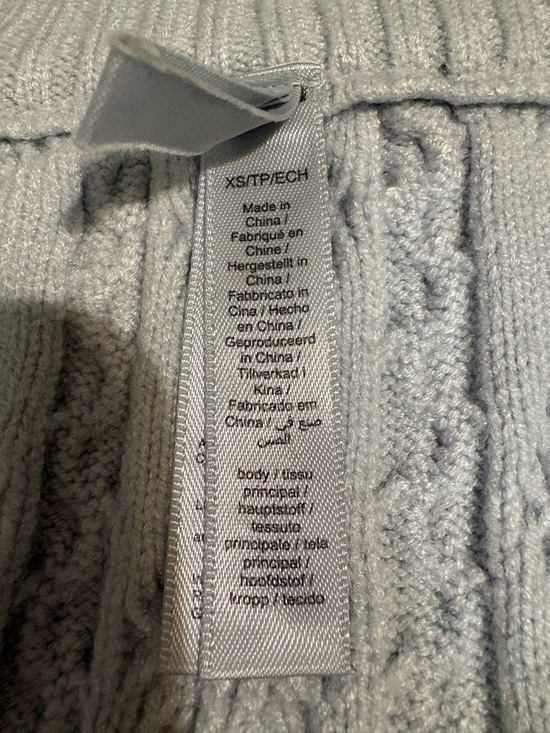 Skims Snow Bunny Cable Knit Straight Legs Pants - Picture 12 of 12